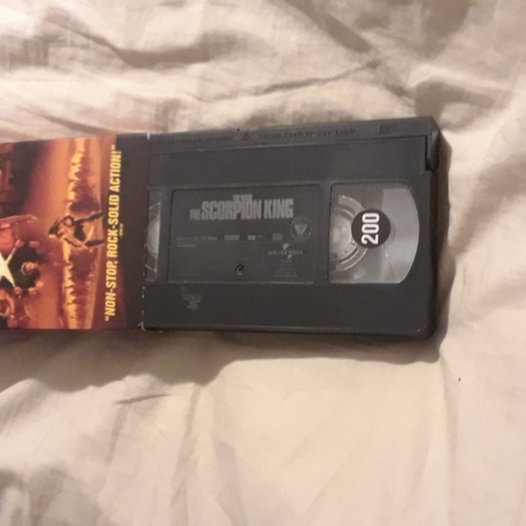 The scorpion king Universal VHS video tape - Picture 7 of 7